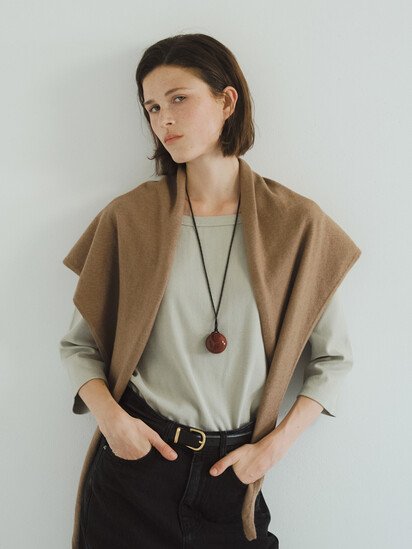언에디트 O Silk Wool Multiway Knit Scarf_2colors